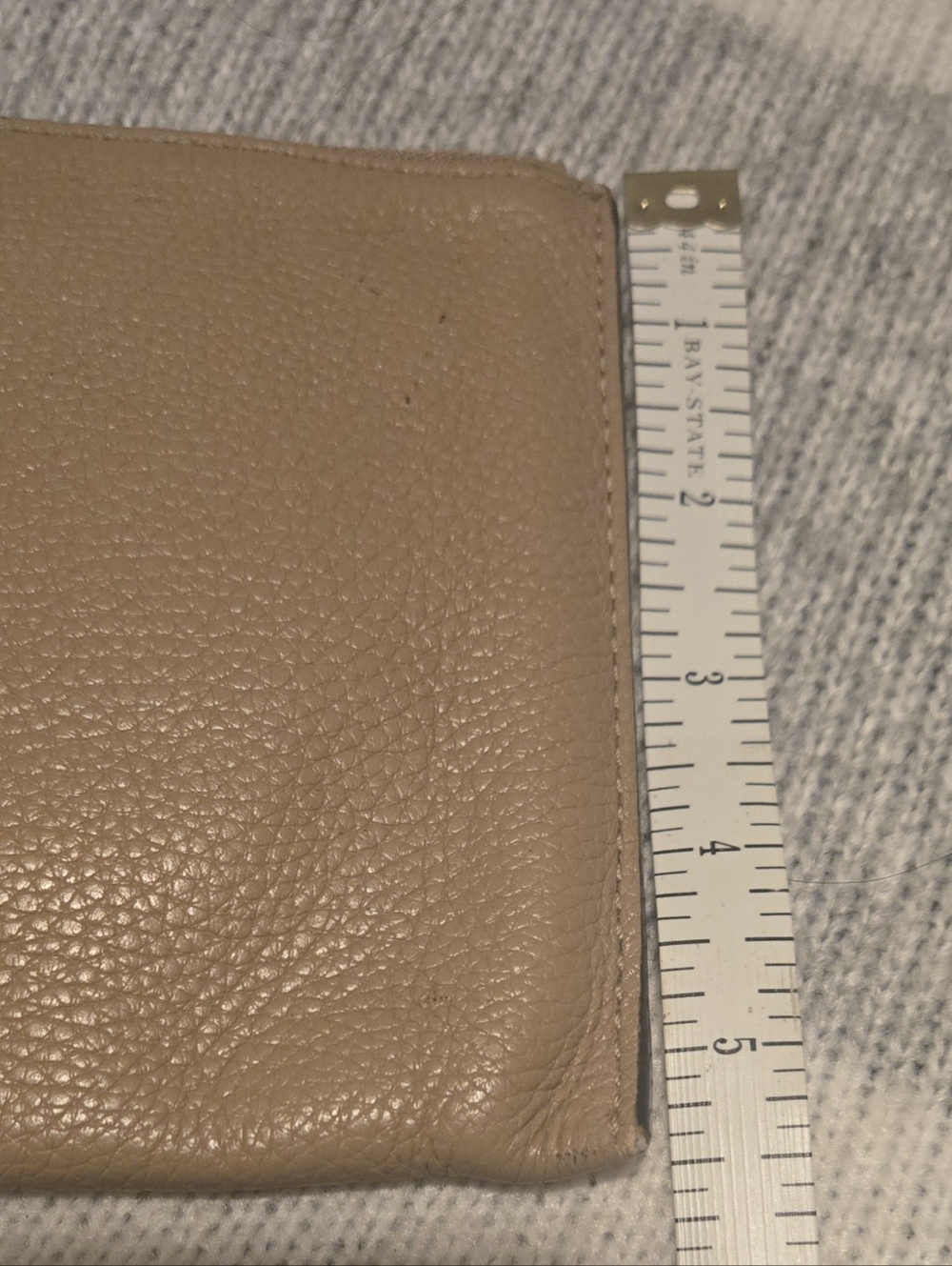 Michael Kors Gold Pebbled Leather Clutch - Picture 5 of 5